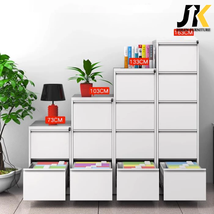 Metal Five Drawer Filing Cabinet
